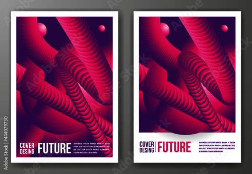 Ilustración de estilo futurista con aire retro de los años 70 y 80. Diseño para portada de libros, discos, posters