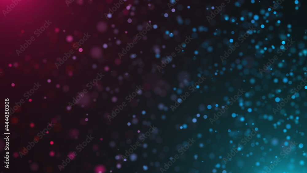 Beautiful defocused particles with glowing effect, shallow depth of field, computer generated abstract background, 3d rendering backdrop Beautiful defocused particles with glowing effect, shallow depth of field, computer generated abstract background, 3d rendering backdrop
