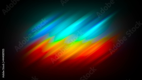 Abstract glitter background with bokeh effect and bright shiny particles, 3d rendering backdrop