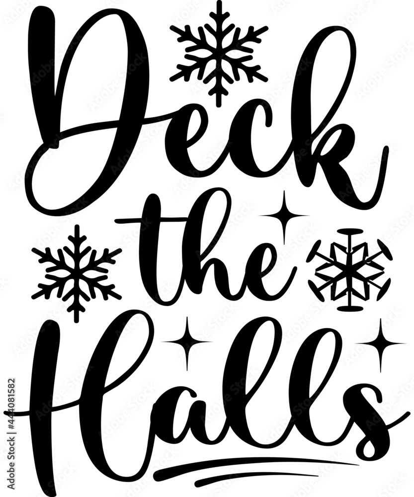Deck the halls SVG, Christmas SVG Bundle, Funny Christmas Quotes, Winter svg, Santa SVG, Holiday 