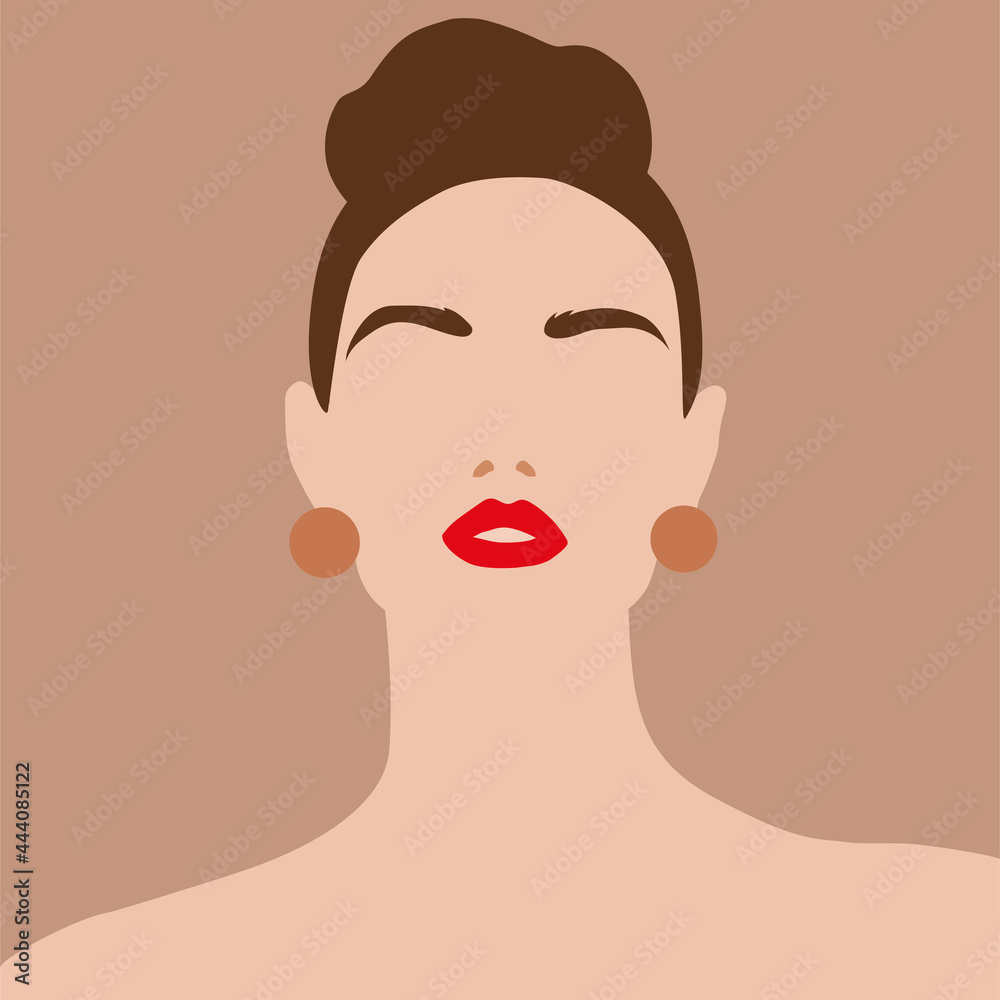 Fashion portrait of a girl Fashion portrait of a girl