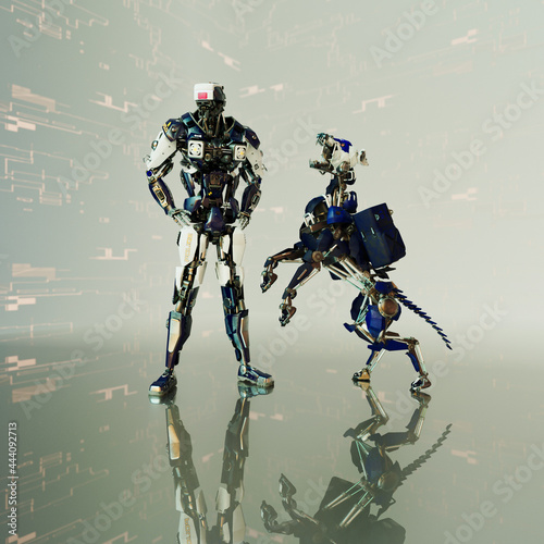 Robot dog series: police 