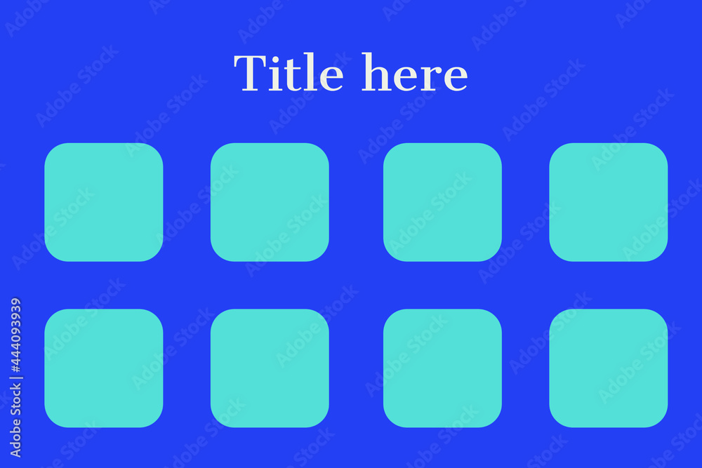 Advertising template, buttons for vector, blue Advertising template, buttons for vector, blue