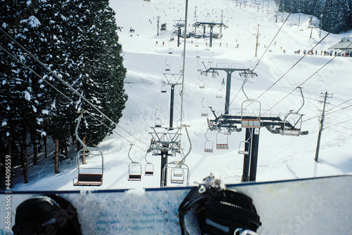 Chairlift view photo