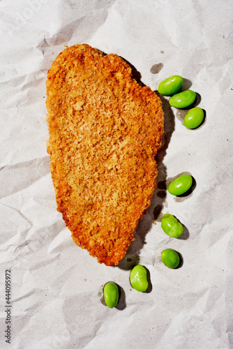 soybean-based mock breaded chicken breast