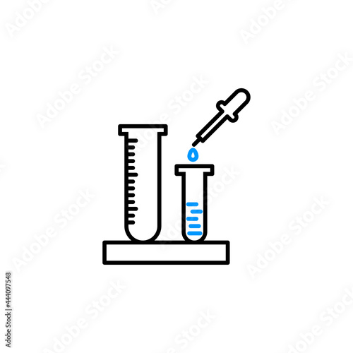 creative medical lab icon