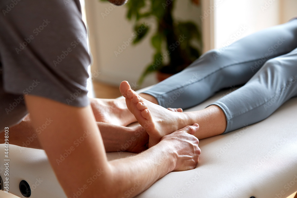 An osteopath treating a patient An osteopath treating a patient