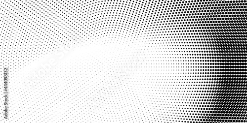 Wallpaper Mural Halftone monochrome texture with dots. Minimalism, vector. Background for posters, websites, business cards, postcards, interior design. Torontodigital.ca