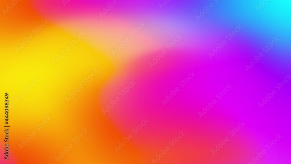 Abstract Blurred Magenta Blue Orange Soft Gradient Cycle Slow Motion Background Loop
