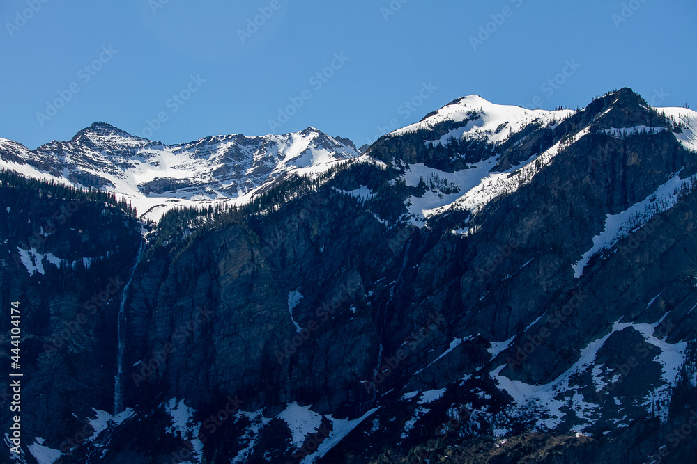 snowy mountains of montana