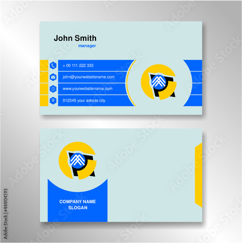 business card graphic template
