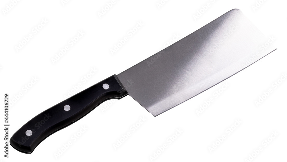 Сleaver knife isolated on white background. Clipping path Сleaver knife isolated on white background. Clipping path
