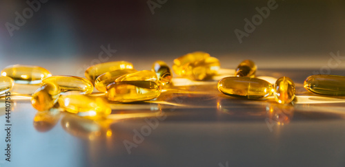 Cod Oil Capsule of Vitamin D  photo