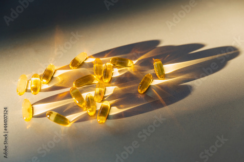 Fish Oil  Capsule of Vitamin D  photo