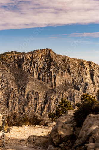 View of Hunter Peak From Guadalupe Peak Trail