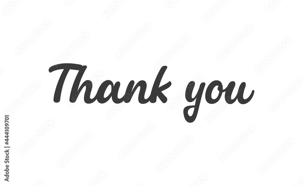Thank you quote. Hand drawn calligraphic lettering. Modern Calligraphy for thanks message. Vector illustration. Thank you quote. Hand drawn calligraphic lettering. Modern Calligraphy for thanks message. Vector illustration.