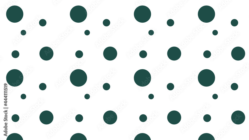 Green dots, seamless pattern, gift wrapping Green dots, seamless pattern, gift wrapping