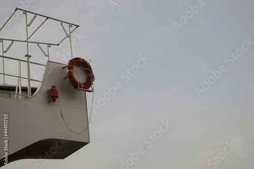 Bild auf Leinwand man overboard markee with buoy