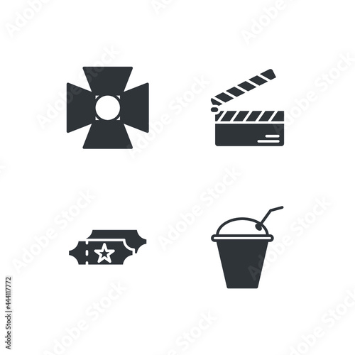 entertaiment set icon, isolated entertaiment set sign icon, vector illustration