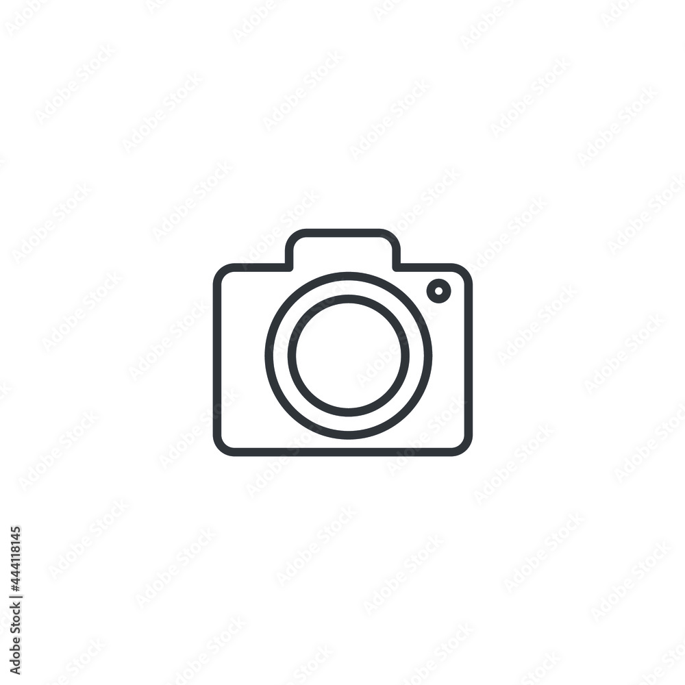 isolated camera sign icon, vector illustration