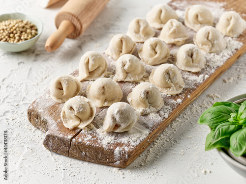 Photography fresh homemade dumplings