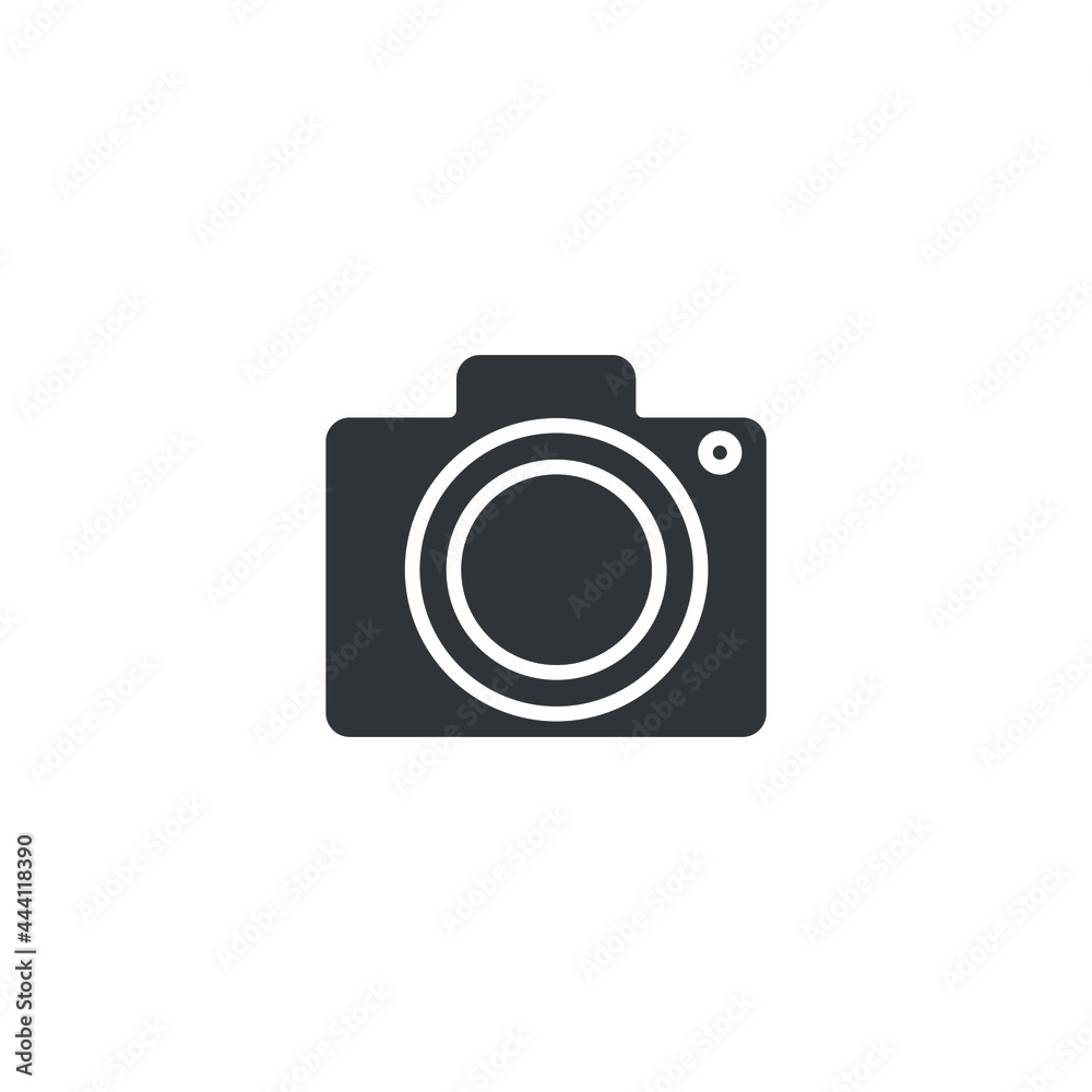 isolated camera sign icon, vector illustration