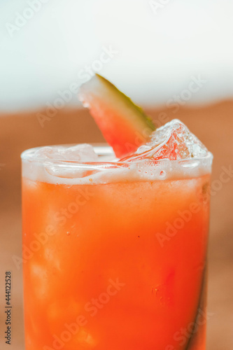 Watermelon brazilian drink in Ilhabela beach - São Paulo