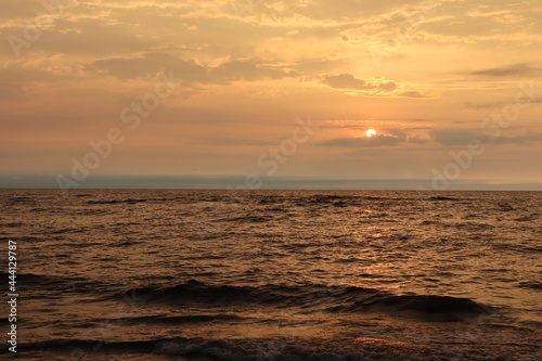 sunset on the beach © Raibkashi