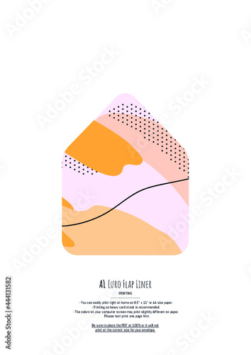 A1 Euro Flap Liner Template	

