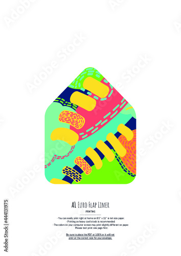 A1 Euro Flap Liner Template	
