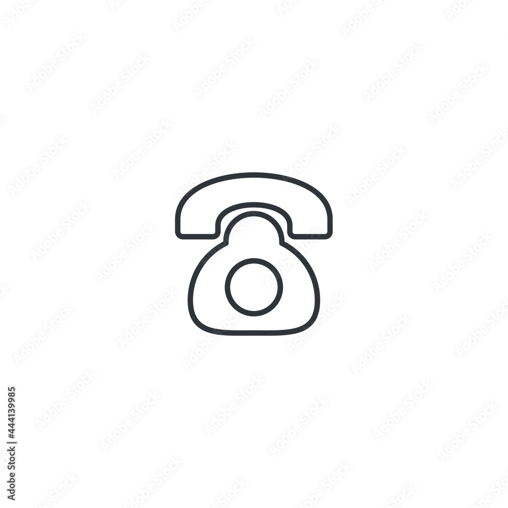 telephone icon, isolated telephone sign icon, vector illustration telephone icon, isolated telephone sign icon, vector illustration