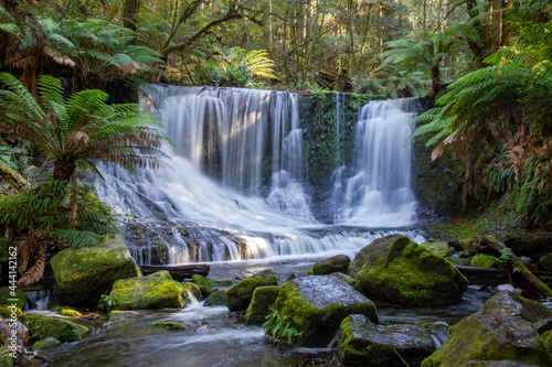 The majestic Horseshoe Falls in Tasmania Australia