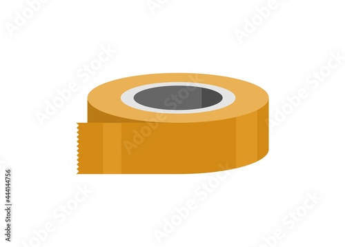 Adhesive tape. Simple flat illustration.