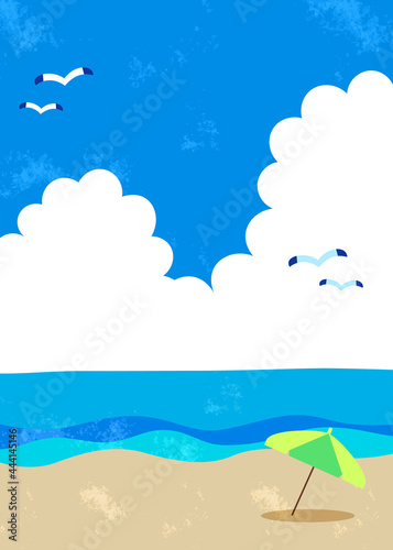 夏空の背景