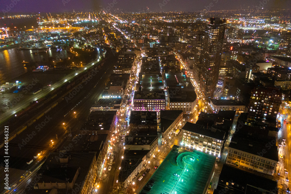 Vancouver Skyline at Nigh