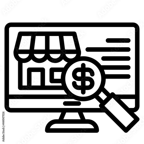 search line icon