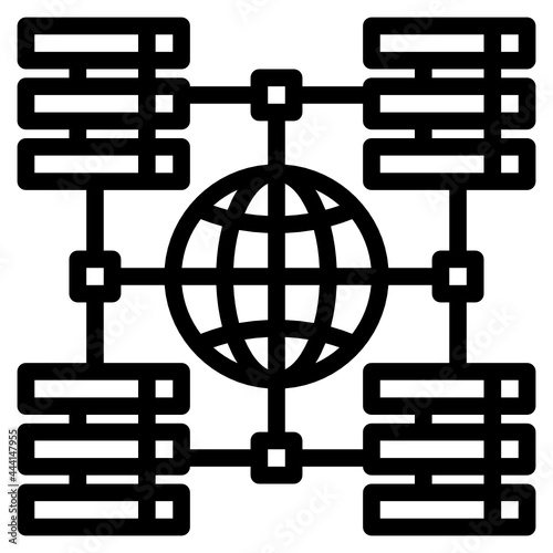 bigdata line icon