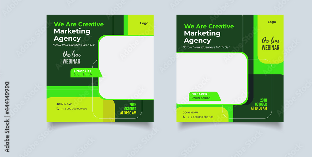 Webinar business conference social media post
Webinar business conference social media post