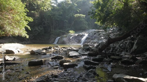 Natural Colombian reserve quebrada Valencia photo