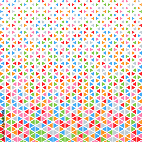 Hexagonal Halftone Pattern Background. Hexagonal cell texture. Hexagon on white background. Fashion geometric design. Graphic style for wallpaper, wrapping, fabric, Vector.