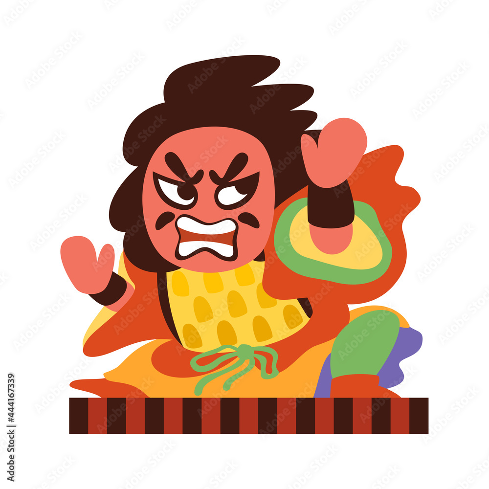 ねぶた祭のイラスト 青森で行われる夏の風物詩 Stock Vector Adobe Stock