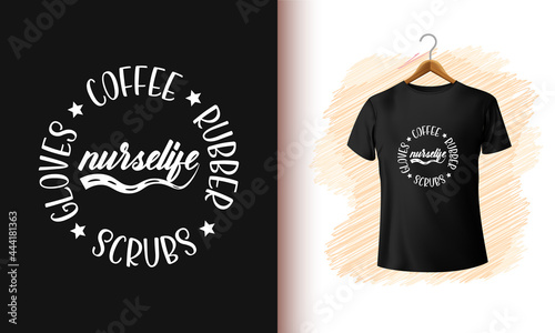 coffee scrubs rubber gloves nurselife Amazing Nurse Gift, Funny Nurse T Shirt, Nurse Life Shirt, Nurse Life T Shirt, Health Care Worker T-Shirt, Nurse Appreciation T-Shirt,Nurse day gift,nursing life