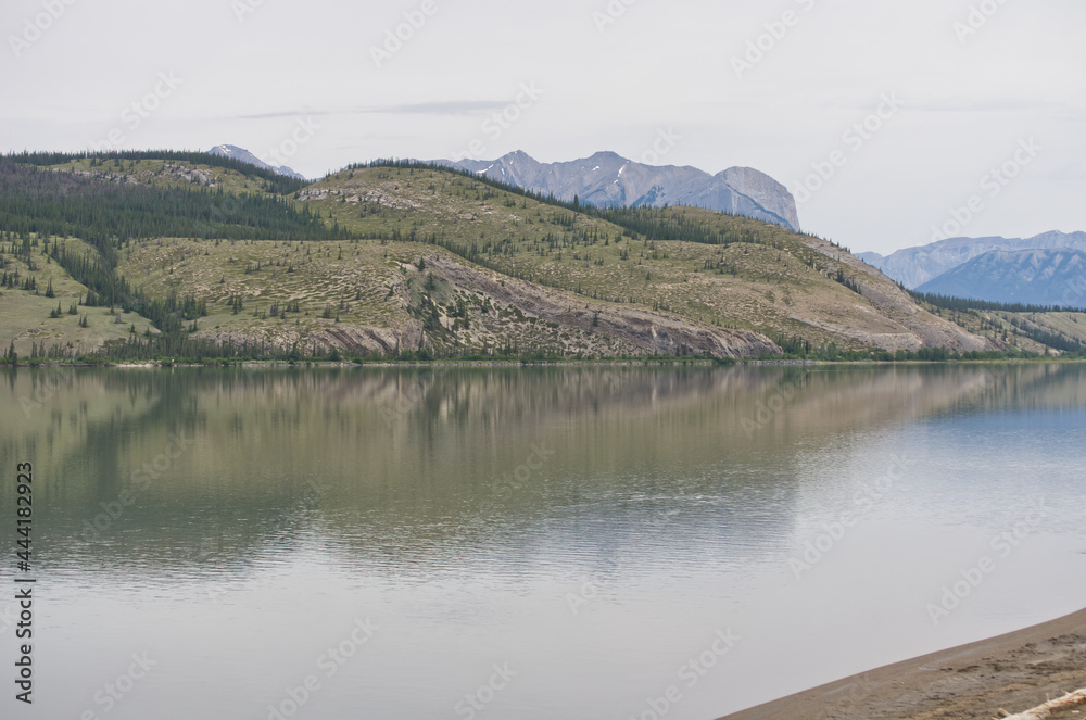 Fototapeta premium Jasper Lake on a Cloudy Day