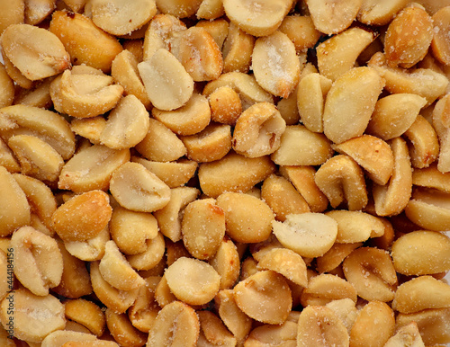 Close up de cacahuate salado