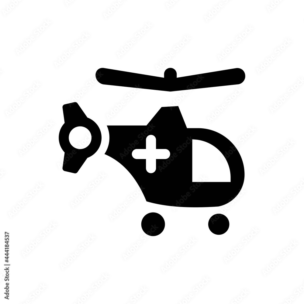 Ambulance helicopter icon