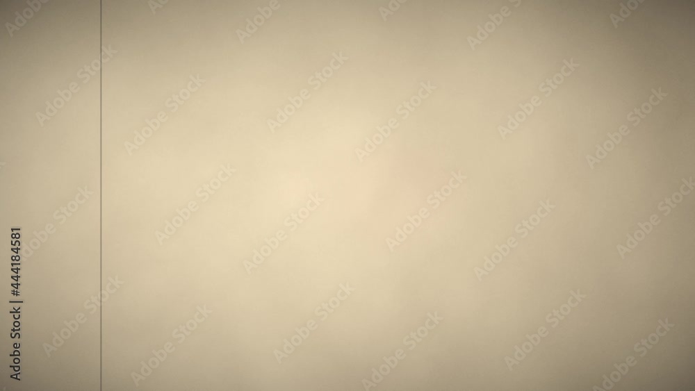 4K footage of blank old paper with vintage film overlay background for copy space.