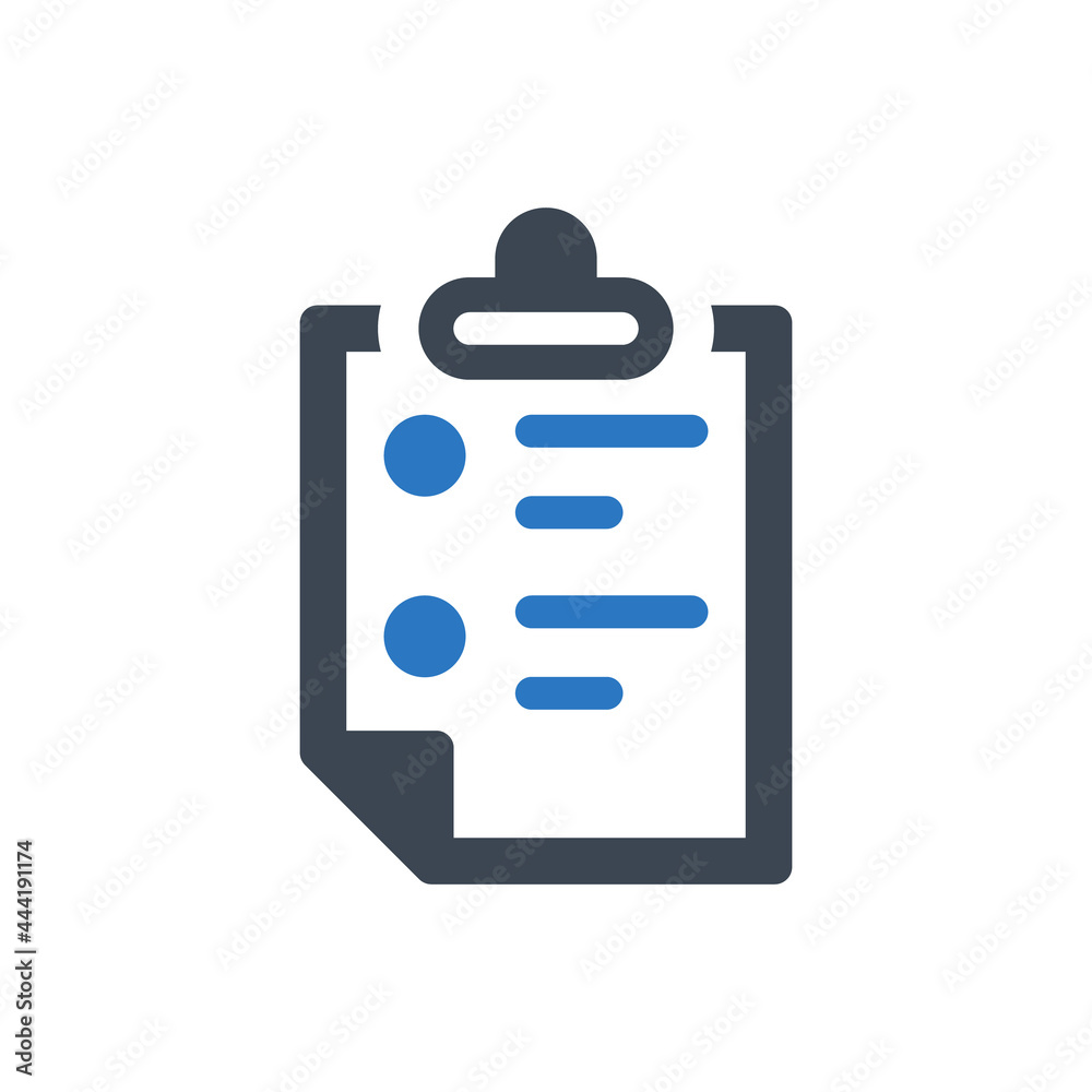 Clipboard report icon Clipboard report icon