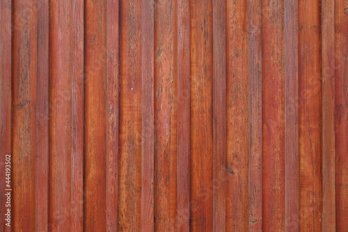 Wooden vertical texture red rustic plank in wood background