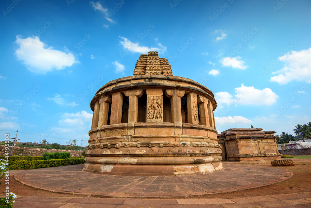 The ancient temple of Durga in the Aihole village, Karnataka, India.