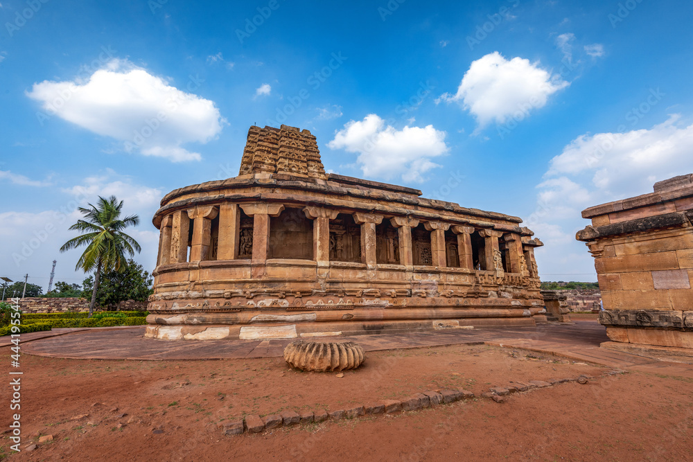 The ancient temple of Durga in the Aihole village, Karnataka, India.